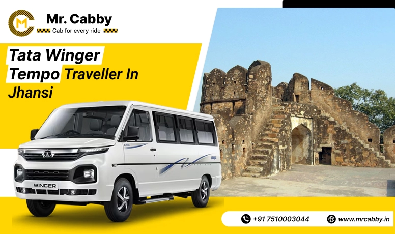 Tata Winger on Rent in Jhansi, Tata Winger Car on Rent in Jhansi at an affordable rate - Mr. Cabby
