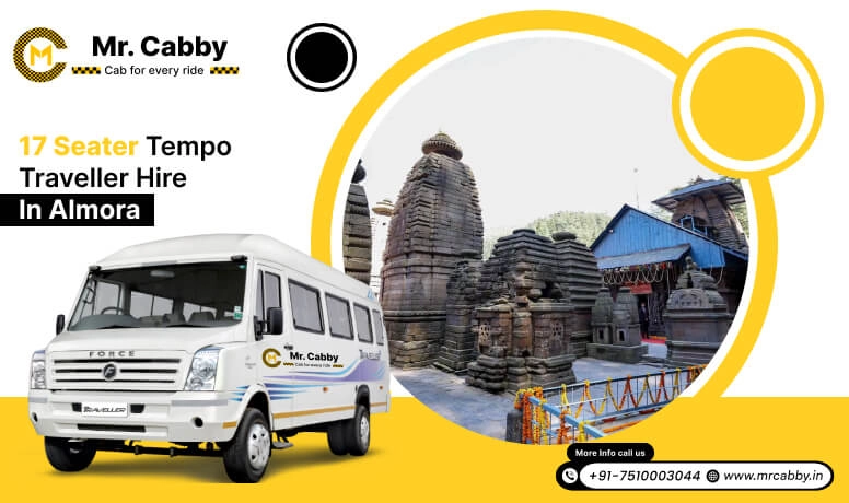 17 Seater Tempo Traveller on Rent in Almora, 17 Seater Tempo Traveller Hire in Almora at best prices - Mr. Cabby