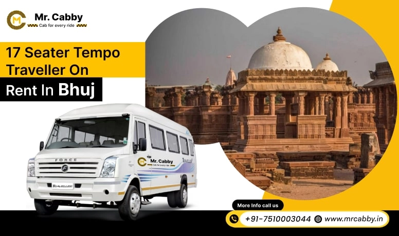 17 Seater Tempo Travellers on Rent in Bhuj, 17 Seater Tempo Travellers Hire in Bhuj, 17 Seater in Tempo Traveller in Bhuj - Mr. Cabby