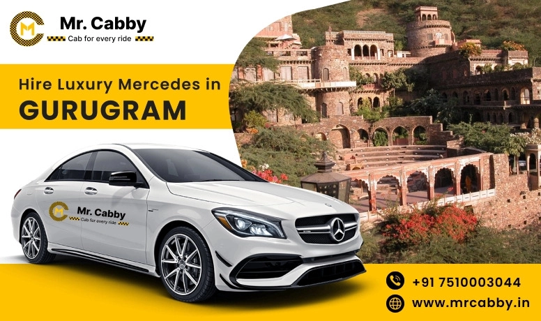 Hire Mercedes on rent in Gurugram, Hire Luxury Mercedes In Gurugram For Weddings, Pre Wedding, Film Shooting, Events - Mr. Cabby 