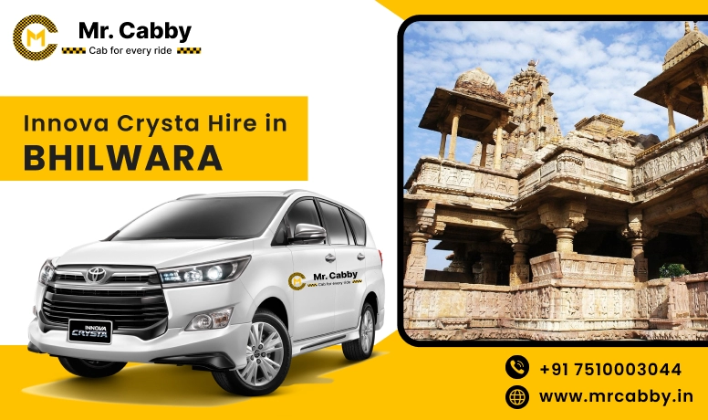 Toyota Innova Crysta Hire In Bhilwara | Hire Innova On Rent In Bhilwara | Mr. Cabby