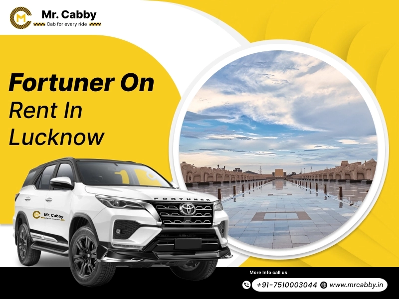 Toyota Fortuner on Rent in Lucknow, Luxury Fortuner Car Rental in Lucknow - Mr. Cabby