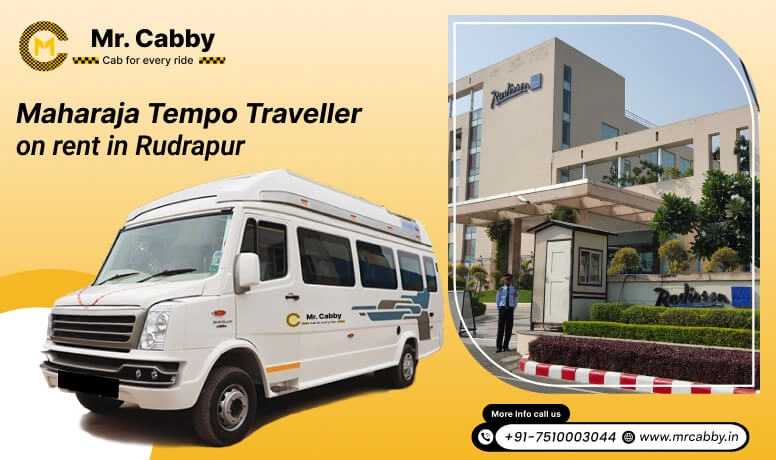 Maharaja Tempo Traveller on Rent in Rudrapur, 9, 12, or 16-seater Maharaja Tempo Traveller Hire in Rudrapur - Mr. Cabby