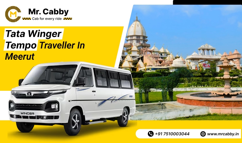 Tata Winger on Rent  in Meerut, Winger Car on rent in Meerut - Mr. Cabby