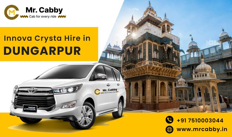 Toyota Innova Crysta Hire In Dungarpur | Hire Innova On Rent In Dungarpur | Mr. Cabby