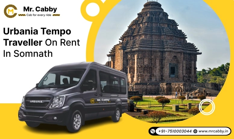 Urbania Tempo Traveller on Rent in Somnath, Urbania on Rent in Somnath, Hire Urbania Tempo Traveller on Rent in Somnath - Mr. Cabby