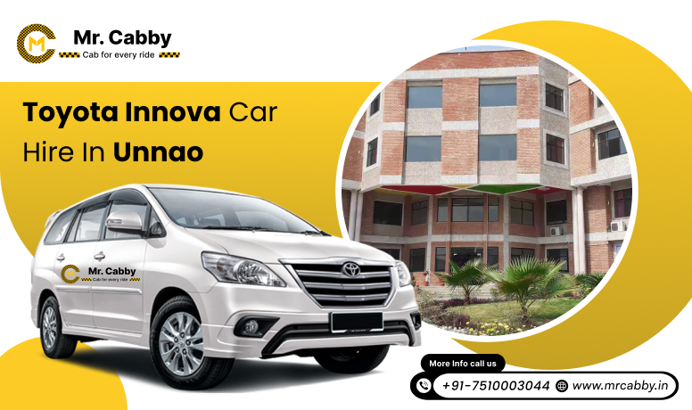 Toyota Innova Crysta car hire in Unnao, Best Toyota Innova on rent in Unnao - Mr. Cabby