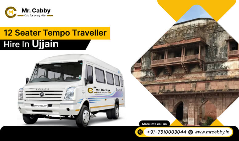 17 Seater Tempo Traveller on Rent in Ujjain, 17 Seater Tempo Traveller Hire in Ujjain at best prices - Mr. Cabby
