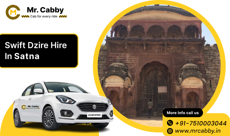 Swift Dzire cab hire in Satna, Swift Dzire car rental in Satna , Swift Dzire taxi rate per km - Mr. Cabby