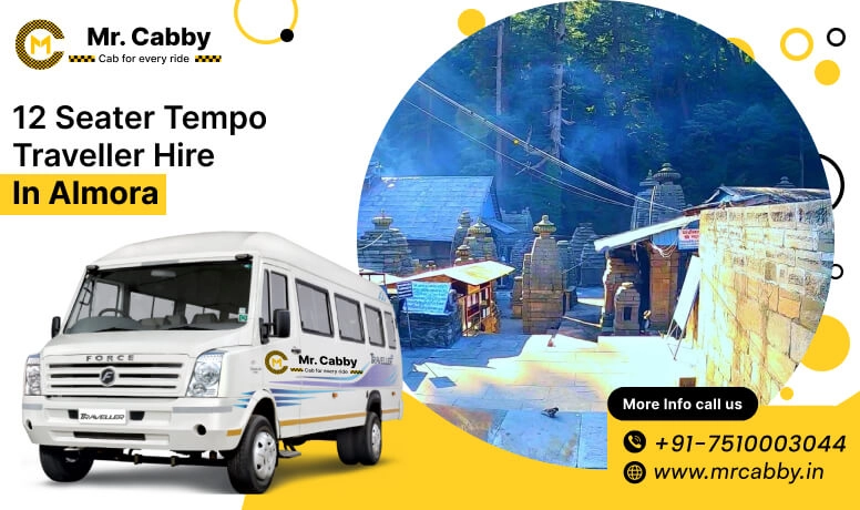 12 Seater Tempo Traveller on Rent in Almora, Tempo Traveller 12 Seater Hire on Rent in Almora - Mr. Cabby