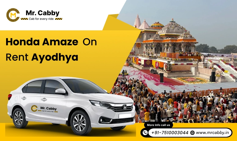Honda Amaze on Rent in Ayodhya, Honda City on Rent in Ayodhya- Mr. Cabby