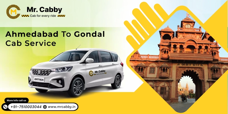  Ahmedabad to Gondal Cabs | Ahmedabad to Gondal One Way or Round Trip Taxi Booking from Mr. Cabby - Fare Starts at Rs.11/Km