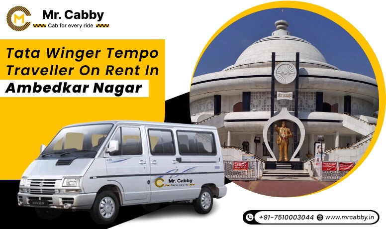 Tata Winger Tempo Traveller in Ambedkar Nagar, Tata Winger Car on rent in Ambedkar Nagar for Group Travel with Get 10% Off - Mr. Cabby