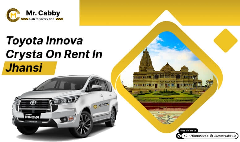 Book Toyota Innova Crysta on rent in Jhansi - Mr. Cabby