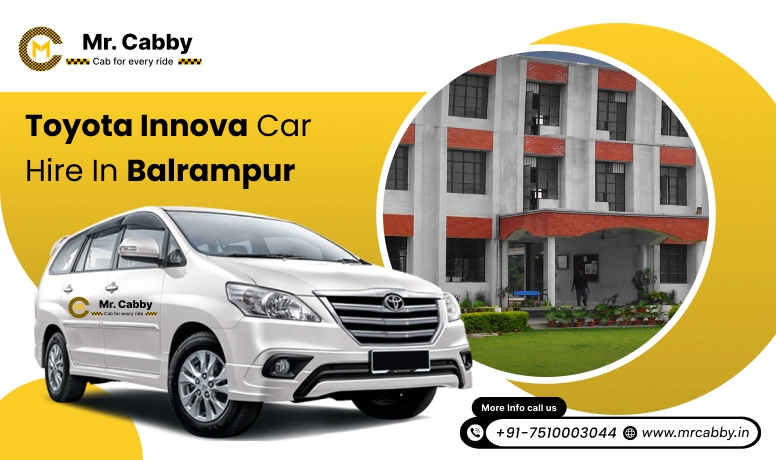Toyota Innova Crysta car hire in Balrampur, Toyota Innova on rent in Balrampur -Mr. Cabby