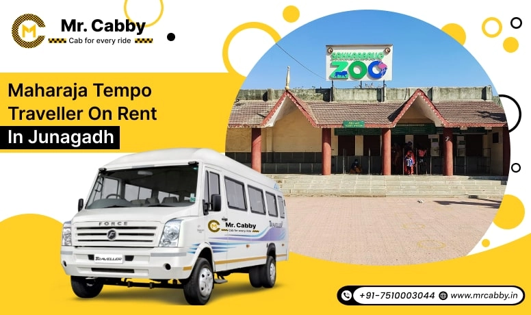 Maharaja Tempo Traveller on Rent in Junagadh, Maharaja Tempo Traveller in Junagadh, Maharaja Tempo Traveller Rental in Junagadh - Mr. Cabby