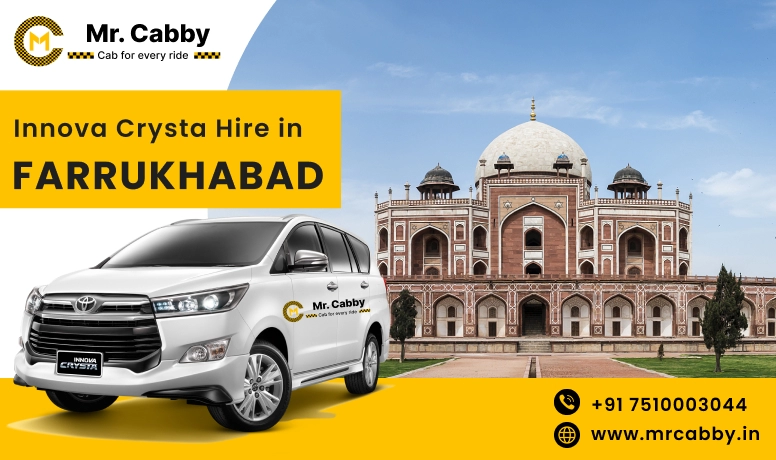 Toyota Innova Crysta Hire In Farrukhabad | Hire Innova On Rent In Farrukhabad | Mr. Cabby