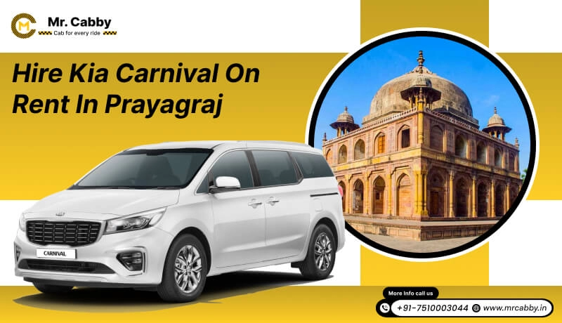 Kia Carnival on Rent in Prayagraj ,9 Seater Kia Carnival on Rent in Prayagraj - Mr. Cabby