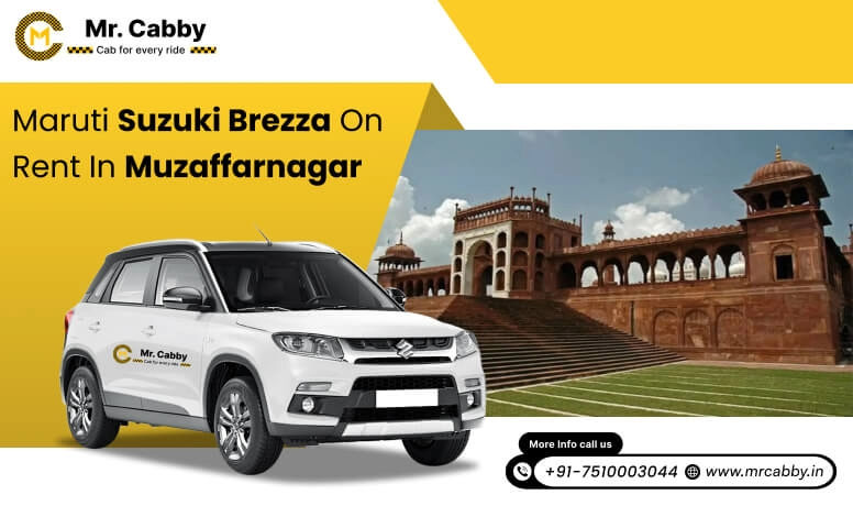 Hire Maruti Suzuki Vitara Brezza cab in Muzaffarnagar, Suzuki Brezza Taxi on rent in Muzaffarnagar - Mr. Cabby