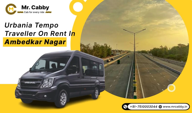 Hire Force Urbania Tempo Traveller in Ambedkar Nagar, Urbania on Rent in Ambedkar Nagar with 10% Off - Mr. Cabby