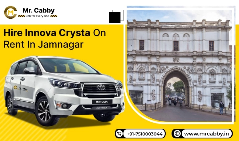 Hire Innova Crysta on Rent in Jamnagar, Toyota Innova Crysta Car Hire in Jamnagar, Innova Car Rent Per Km in Jamnagar - Mr. Cabby
