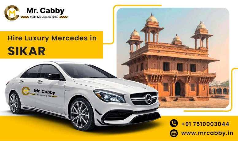 Hire Luxury Mercedes in Sikar for Weddings, Pre Wedding, Film Shooting, Events  - Book Now