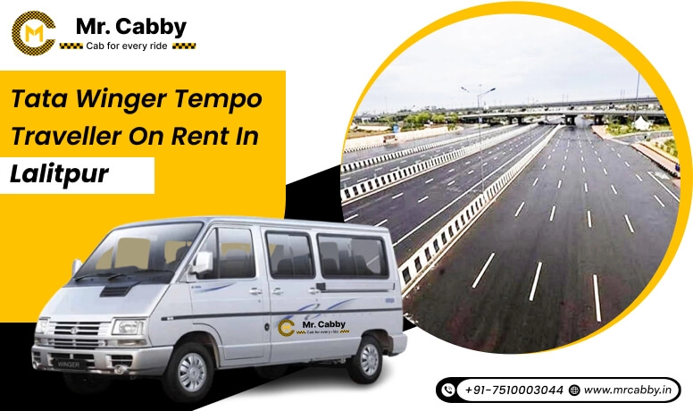Tata Winger Tempo Traveller on Rent in Mau, Tata Winger Car on rent in Mau for Group Travel with Mr. Cabby