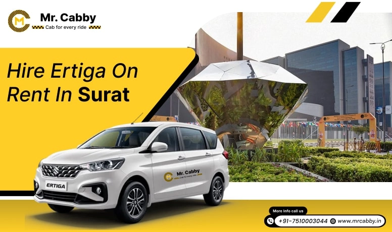 Hire Ertiga on Rent in Surat, Ertiga Car Rental Service in Surat, Hire Ertiga Car in Surat at Rs. 13/km - Mr. Cabby