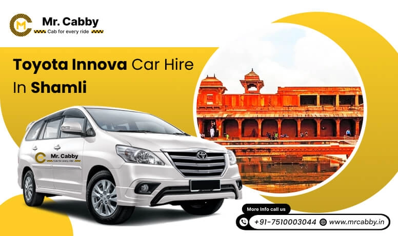 Toyota Innova Crysta Car Hire in Shamli, Innova(7+1) on Rent in Shamli for outstation - Mr. Cabby