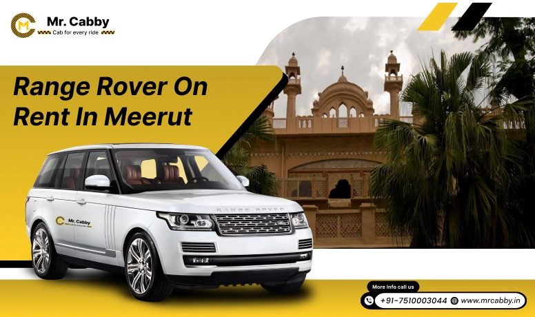 Range Rover on Rent in Meerut, Range Rover Car Rental Service in Meerut,White Range Rover Wedding Car Hire in Meerut- Mr. Cabby