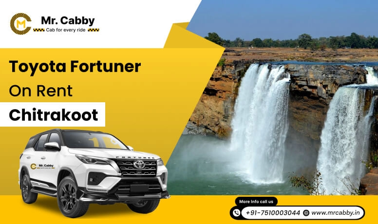 Hire Toyota Fortuner on Rent in Chitrakoot, Toyota Fortuner Car Rental in Chitrakoot, Fortuner Car Hire for Wedding in Chitrakoot - Mr. Cabby