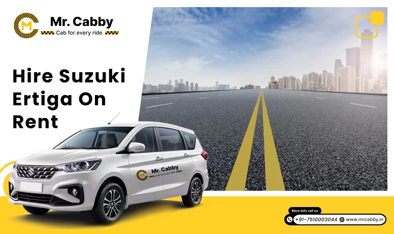 Maruti Suzuki Ertiga taxi Hire in Banda @ Rs. 11 km/h and get 7 seater cab on rent in Banda