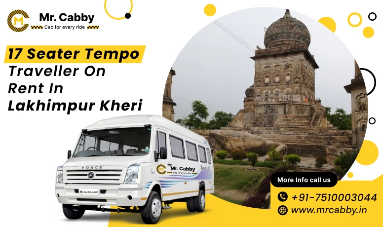 Book 17 seater tempo traveller on rent in Lakhimpur Kheri |  17 Seater Traveller hire in Lakhimpur Kheri  and Save 10%