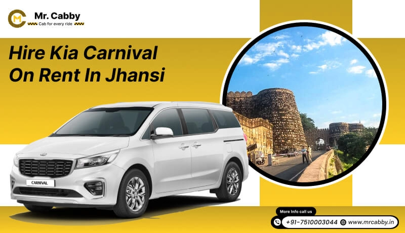  Kia Carnival on Rent in Jhansi, 9 Seater Kia Carnival on Rent in Jhansi - Mr. Cabby