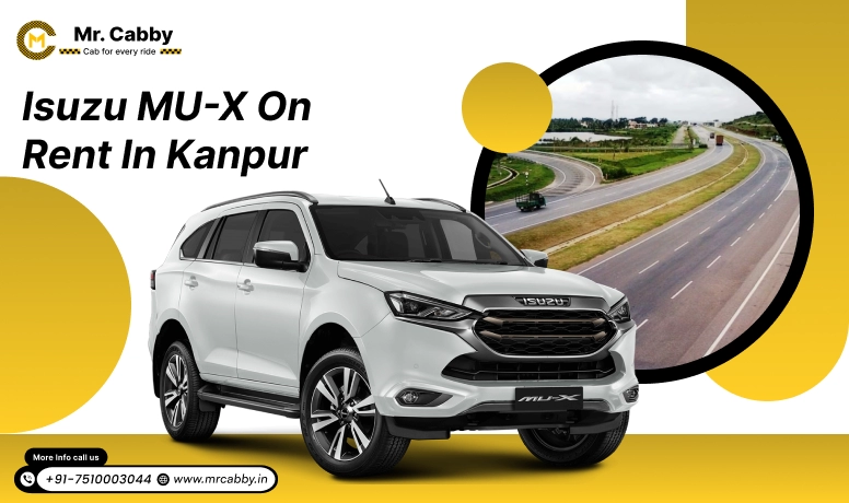 Book 7 seater Isuzu MU-X on rent in Kanpur - Mr. Cabby