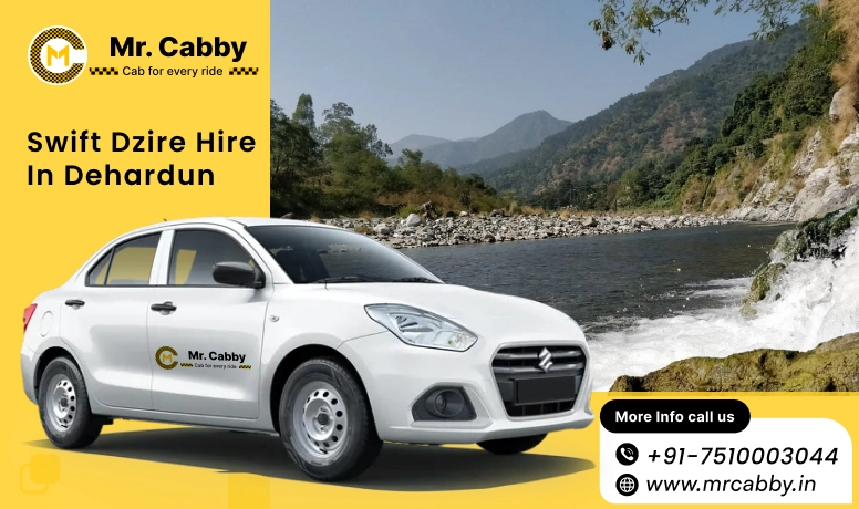 Swift Dzire cab hire in Dehradun, Swift Dzire car rental in Dehradun, Swift Dzire taxi rate per km  - Mr. Cabby
