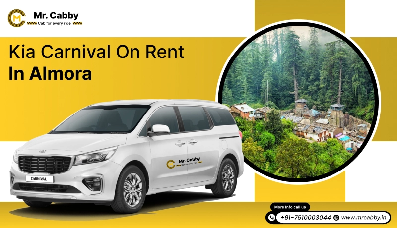 kia carnival on rent in Almora, kia carnival car hire in Almora - Mr. Cabby