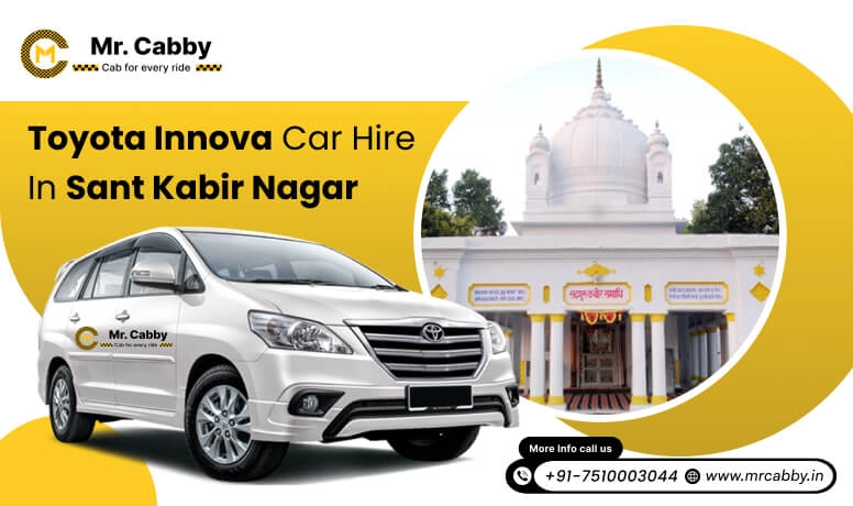 Toyota Innova Crysta Car Hire in Sant Kabir Nagar, Innova(7+1) on Rent in Sant Kabir Nagar - Mr. Cabby