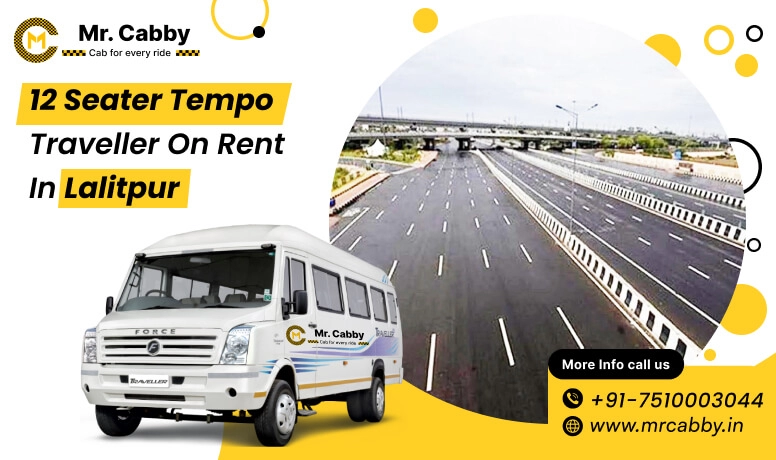 Book 12 seater Force Tempo Traveller in Mau at 10% Off with Mr. Cabby for Group Travel and Tours