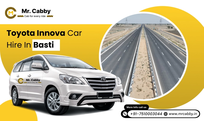 Toyota Innova Crysta Car Hire in Basti | Innova(7+1) on Rent in Basti @ Rs. 16/km