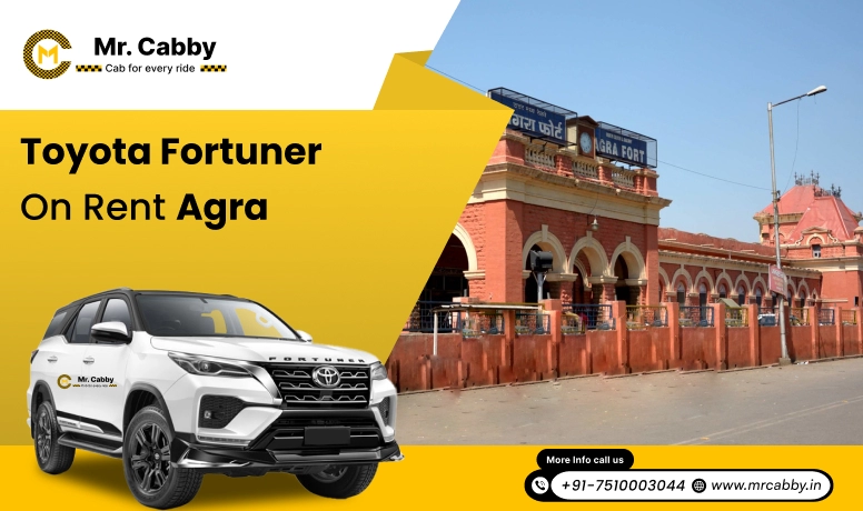 Hire Toyota Fortuner on Rent in Agra, Toyota Fortuner Car Rental in Agra, Fortuner Car Hire for Wedding in Agra - Mr. Cabby