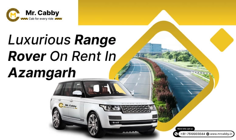Range Rover on Rent in Azamgarh, Range Rover Car Rental Service in Azamgarh,White Range Rover Wedding Car Hire in Azamgarh - Mr. Cabby