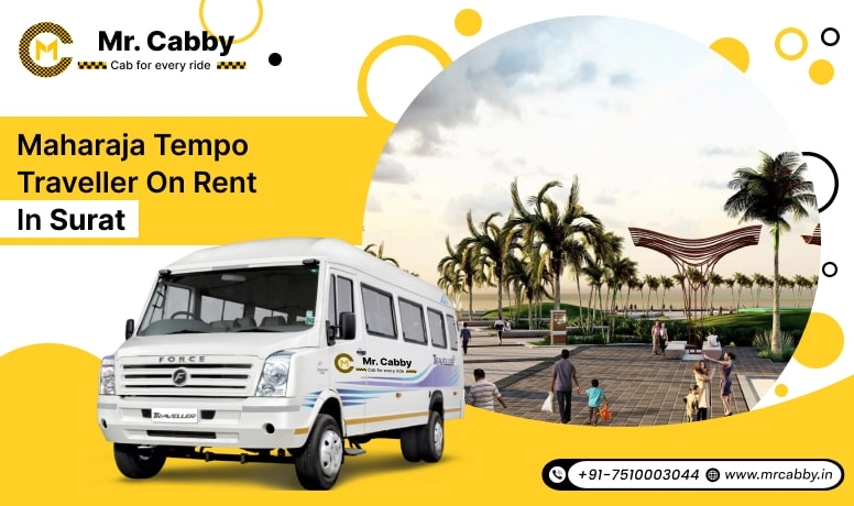 Maharaja Tempo Traveller on Rent in Surat, Maharaja Tempo Traveller in Surat, Maharaja Tempo Traveller Rental in Surat - Mr. Cabby