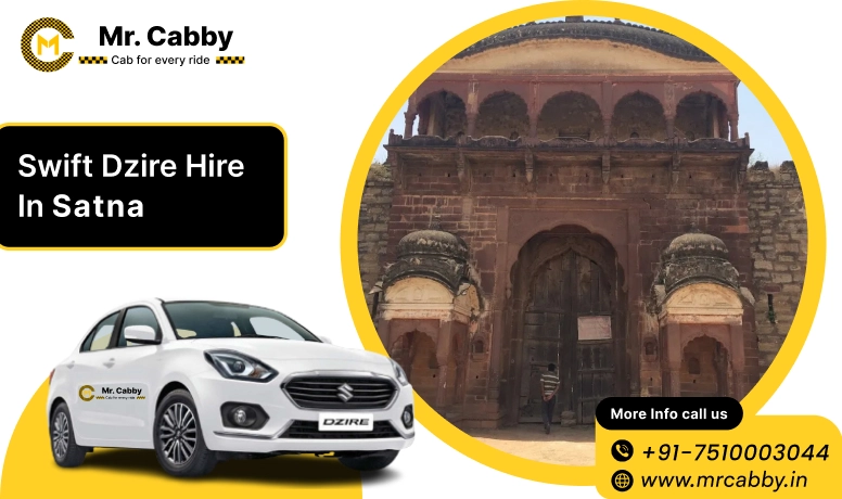 Swift Dzire cab hire in Satna, Swift Dzire car rental in Satna , Swift Dzire taxi rate per km - Mr. Cabby