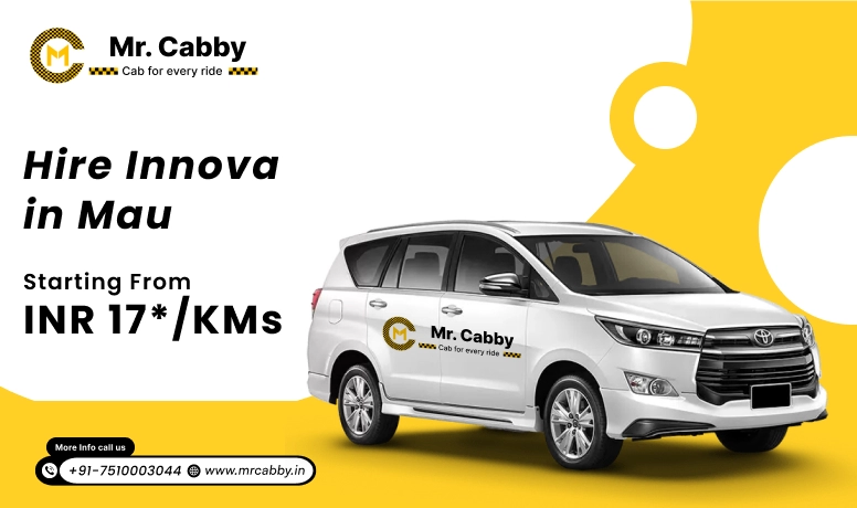 Innova Car Rental In Mau | Hire Innova On Rent In Mau - Mr. Cabby