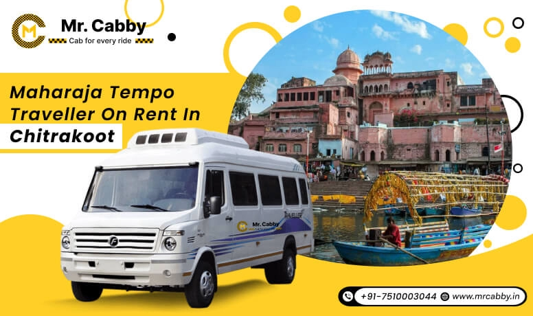 Maharaja On Rent in Chitrakoot, 9,12,14,16,20 Seater Maharaja Tempo Traveller On Rent in Chitrakoot- Mr. Cabby