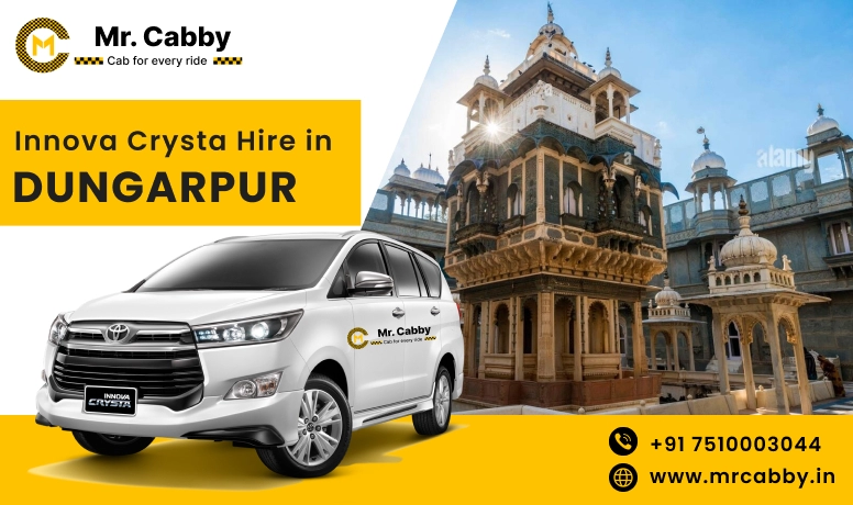 Toyota Innova Crysta Hire In Dungarpur | Hire Innova On Rent In Dungarpur | Mr. Cabby