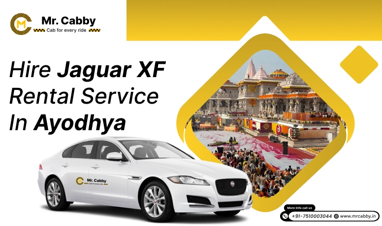 Hire Jaguar XF on Rent in Ayodhya , Jaguar Car hire in Ayodhya for Weddings & Pre-Wedding Shoots