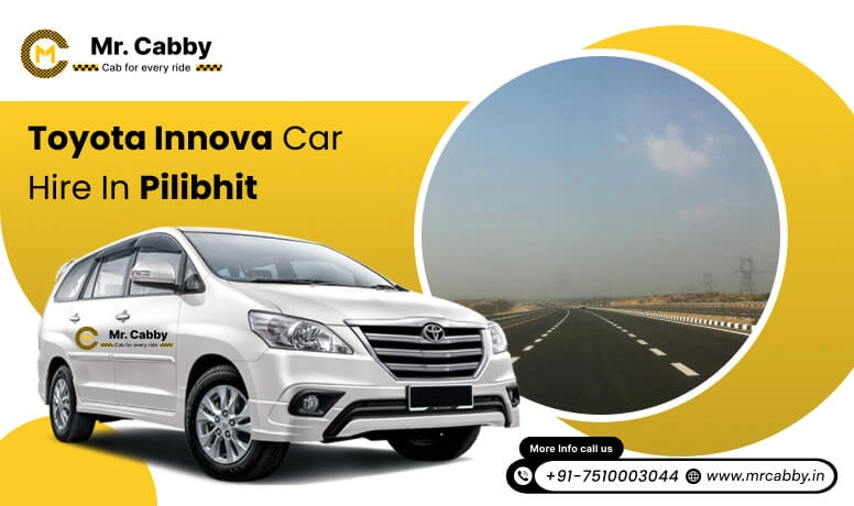 Toyota Innova Crysta Car Hire in Pilibhit, Innova(7+1) on Rent in Pilibhit for outstation