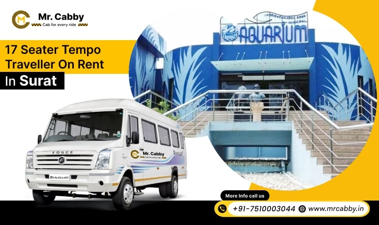 17 Seater Tempo Traveller on Rent in Surat, 17 Seater Tempo Travellers Hire in Surat, 17 Seater in Tempo Traveller in Surat - Mr. Cabby